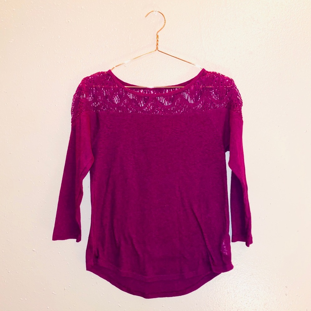 Anthropologie 3/4 Sleeve Tee